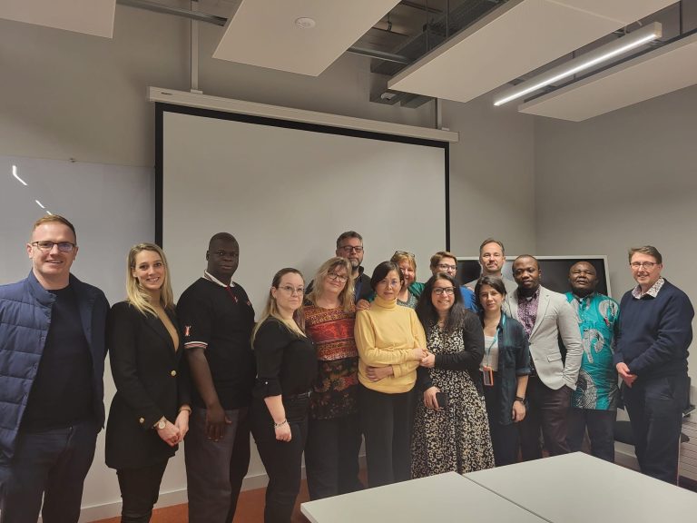 In this picture there are 13 researchers from different nationalities at TU Dublin